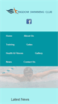 Mobile Screenshot of kingdomswimmingclub.ie