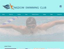 Tablet Screenshot of kingdomswimmingclub.ie